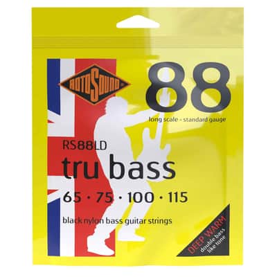 Rotosound RS88LD TruBass Black Nylon Tapewound Bass Strings image 1