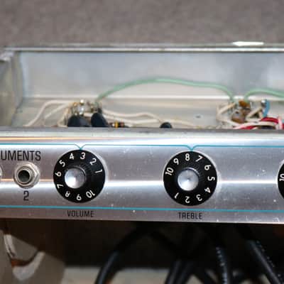 Vintage Fender Silverface Champ Tube Amp Chassis - Fully Working - No Tariffs image 4