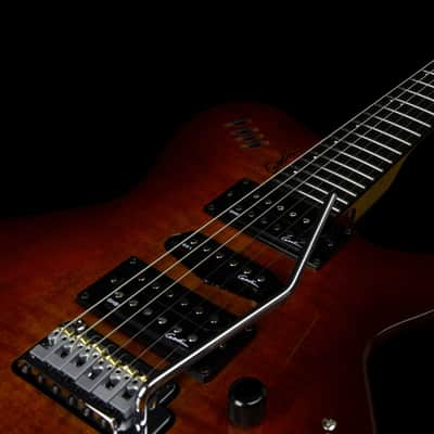 Godin 028672 xtSA  - Synth Access - 3 Voice  Light Burst Flame - Electric Guitar Made In Canada image 4