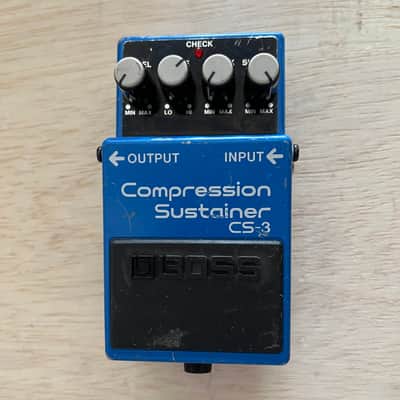 Boss CS-3 Compression Sustainer (Silver Label) 1997 - Present - Blue image 2