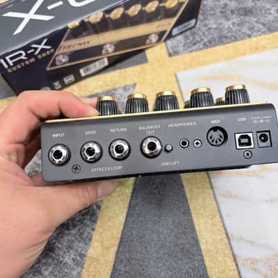 Friedman IR-X Dual Tube Preamp Limited Edition - Reverb Exclusive 2023 - Black / Gold with Signature image 7