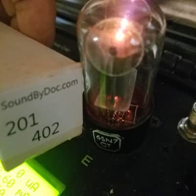 Tung-Sol Matched Pair (2) 6SN7GT tNOS AT1000 TESTED Vacuum Tubes T4 mouse ears dual triode 1952-1953 image 8
