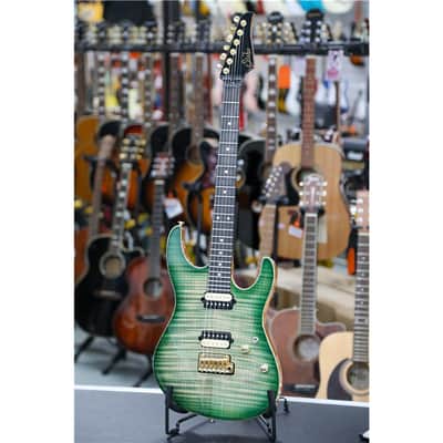 SUHR Modern Custom Faded Trans Green Burst image 16