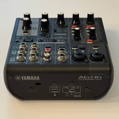 Yamaha AG06 MKII 6 Channel Analog Mixer 2022 - Present - Black - Mint Condition image 3