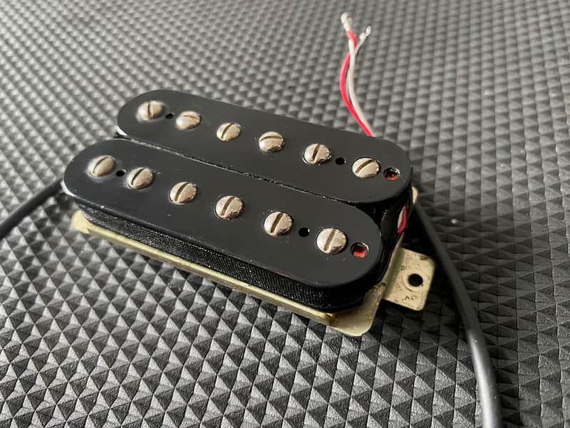 High Order Maximus "Hot PAF-style" bridge pickup, FREE nickel cover and angled rings image 1