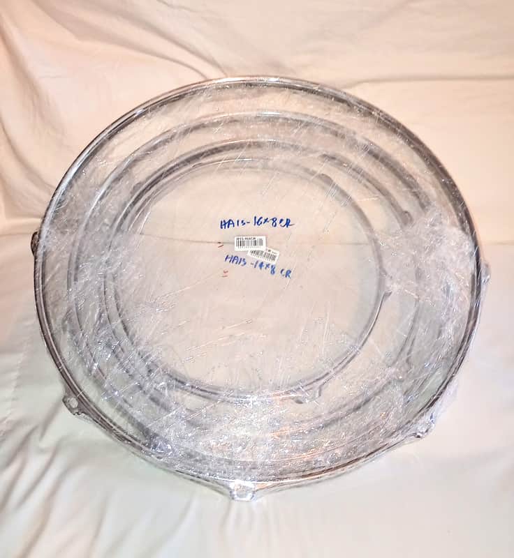 UNMARKED DRUM HOOPS SET/LOT OF 4 includes: 10"-12"-14"-16"-CHROME-FREE SHIP TO C-USA! image 1