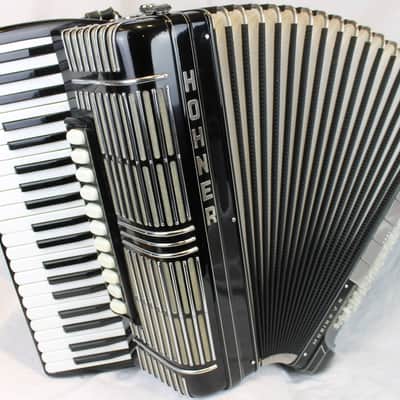 3916 - Black Hohner Morino V N Piano Accordion LMMMH 41 120 image 1