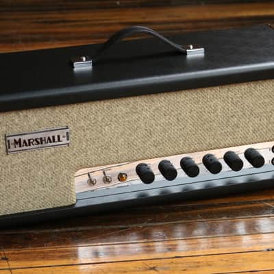 Marshall JTM45 O/S Offset Limited Edition 45-Watt 4x12" Guitar Amp Half Stack 2004 - Black / Beige image 3