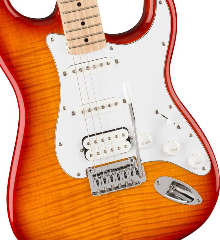 Squier Affinity Series Stratocaster FMT HSS, Maple - Sienna Sunburst image 1