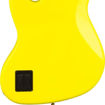 Fender MonoNeon Jazz Bass V MP Neon Yellow w/bag image 3
