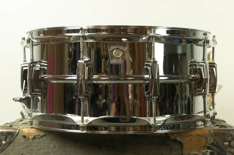 1980s Ludwig 6.5x14 LM402 Supraphonic Snare Drum image 1