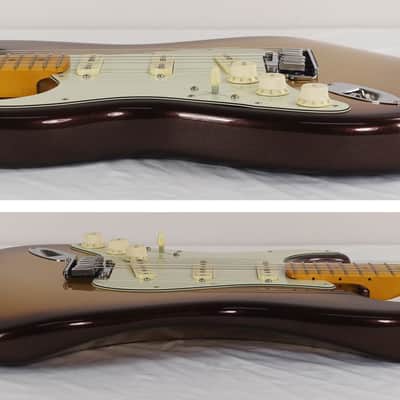 2021 Fender American Ultra Stratocaster Mocha Burst Left-Handed Lefty with Hard Case image 4