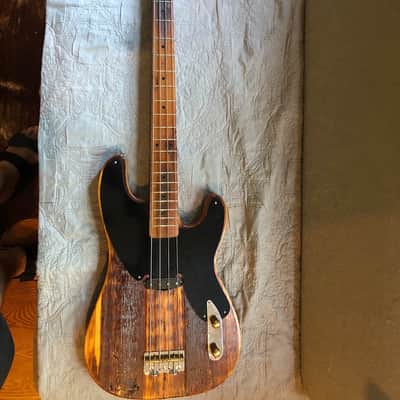 Rick Kelly (Carmine Street Guitars) P bass ”Trinity Church” pine skimtop image 3