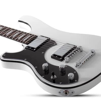 Schecter Stargazer-6 LH Left-Hand Electric Guitar Gloss White + Hard Case BRAND NEW image 4