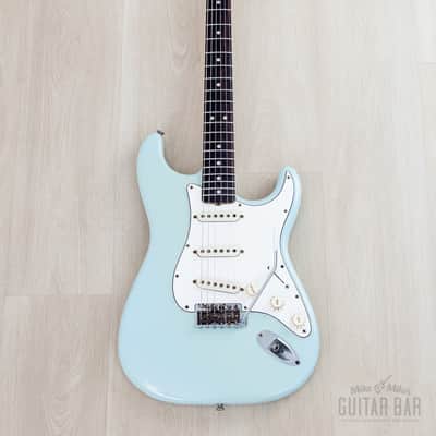 1966 Fender Stratocaster Vintage Electric Guitar Sonic Blue w/ Case image 2