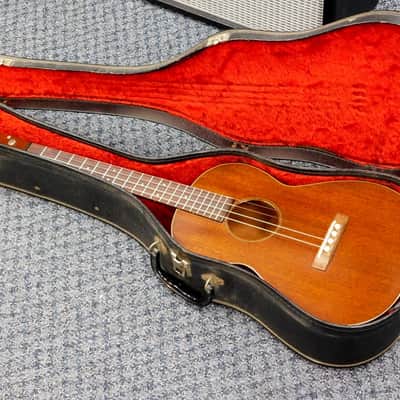 Vintage 1960's Martin Style 51 Baritone Ukulele w/ Case! Mahogany! RARE! VERY NICE!!! image 1