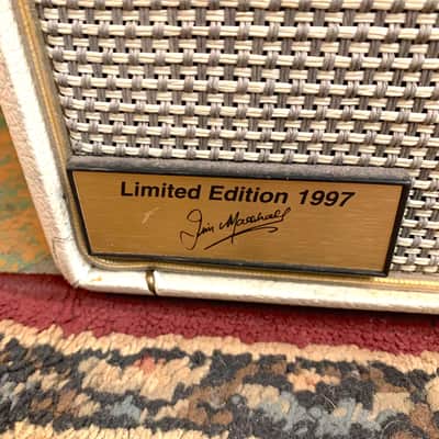 Marshall Limited Edition 35th Anniversary JTM 1962 Bluesbreaker 2-Channel 100-Watt 2x12" Guitar Combo 1997 - White Levant 100W Conversion image 3