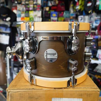 PDP Concept Maple 10'' Classic Tom - Walnut Stain 7 x 10" Maple Tom image 1