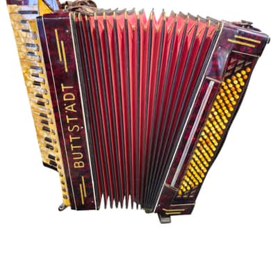 Buttstadt Piano Accordion Germany 1930s-1940s, Professionally Restored + Original Case image 6