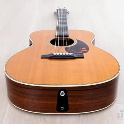 2012 Martin OM-28E Retro Acoustic Electric Guitar w/ Fishman F1 Aura+, Case image 12