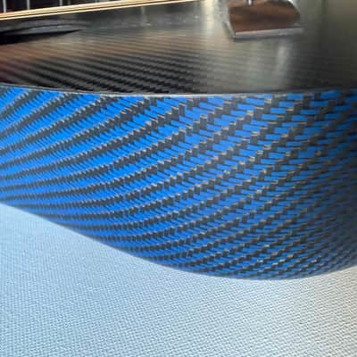 KLOS Hybrid Carbon Fiber Acoustic Travel Guitar 2019 - Blue image 6