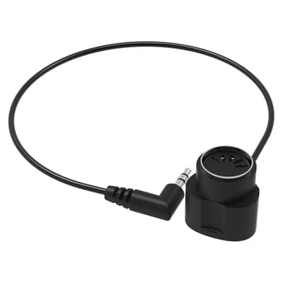 TRS Type-A 3.5mm MIDI Cable-Female 2-Pack 2-FT / 60CM Type-A TRS 3.5mm to MIDI 5 Pin Din Cable with Ultra-Small Plugs for Tight Space 2-Pack Female 2-FT / 60CM image 2