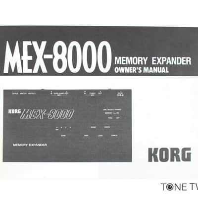 Korg MEX-8000 Memory Expander DW8000 EX8000 DW6000 DVP1 EX800 Poly800 ii AS-IS image 9