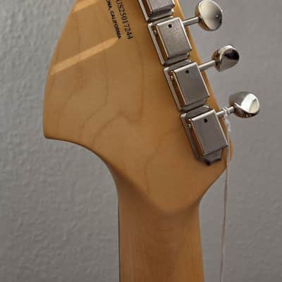 Fender American Performer Mustang with Rosewood Fretboard 2018 - Present - Satin Sonic Blue image 6