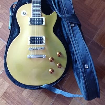 EPIPHONE 1957 GOLDTOP (Gibson Classic 57 Pickups) LES PAUL CUSTOM LIMITED EDITION w/ softcase image 1
