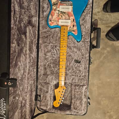 Fender American Professional II Jazzmaster with Maple Fretboard 2020 - Present - Miami Blue image 1