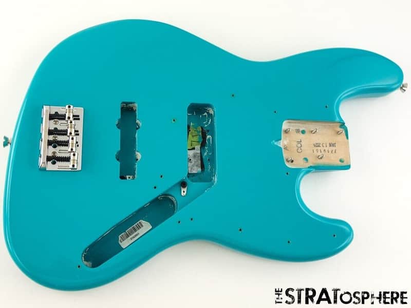 Fender American Professional II Jazz Bass BODY & HARDWARE, Miami Blue image 1