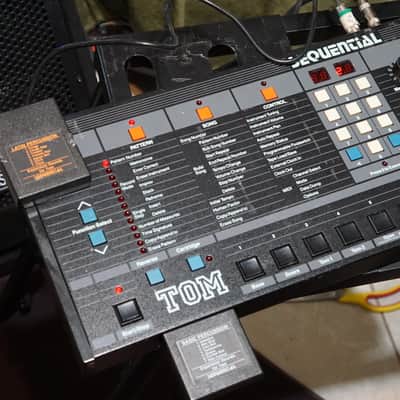 Sequential TOM 4-Voice Drum Machine 1985 - Black image 1
