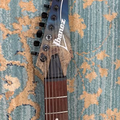 Ibanez RGD7521PB-DSF Standard 2021 - Present - Deep Seafloor Fade Flat image 15