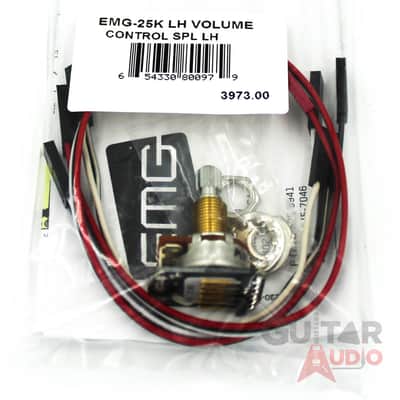 EMG 25k Solderless B122 Volume Left-Handed Control Pot Split Shaft (3973.00) image 2