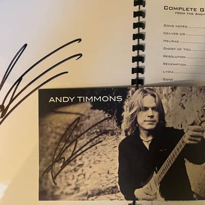 Andy Timmons Band - Resolution - Guitar tab / tablature Book Autographed image 5