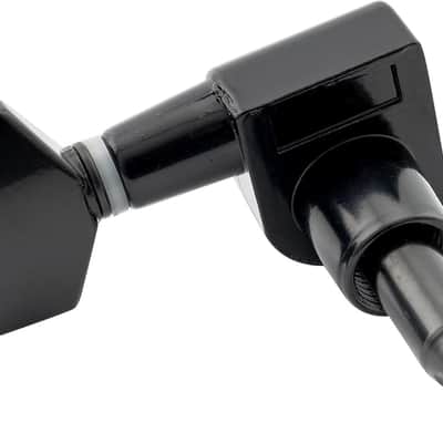 6-in-line Sealed Electric Guitar String Tuning Pegs Keys Machine Head Tuners Set Right Hand for Fender Strat Stratocaster Tele Telecaster Guitar, Black image 4