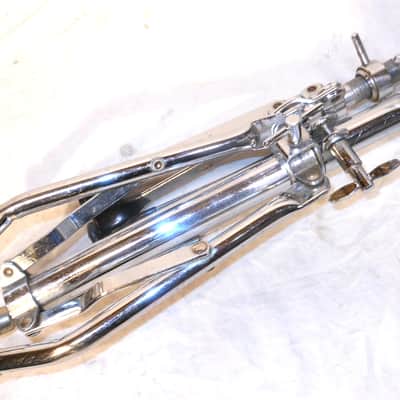 Ludwig Vintage 1976 Atlas Vistalite Swivel Foot Snare Drum Stand image 8