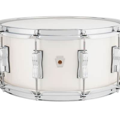 Ludwig *Pre-Order* NeuSonic 6.5x14" Silver Silk Wrap Kit Snare Drum | Made in the USA | Special Order | Authorized Dealer image 1