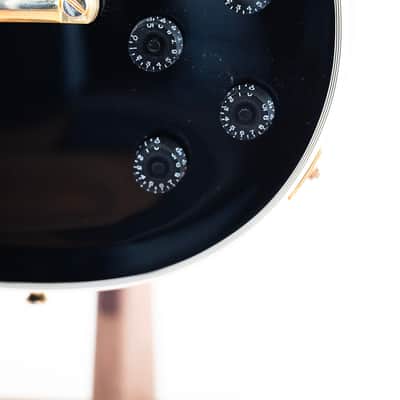 2023 Epiphone Les Paul Custom - in Ebony Black & Gold image 6