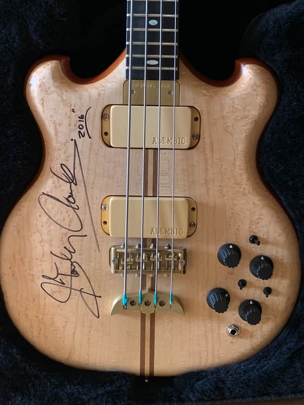 Alembic Stanley Clarke retro bass guitar 2016 filter preamp led's image 1