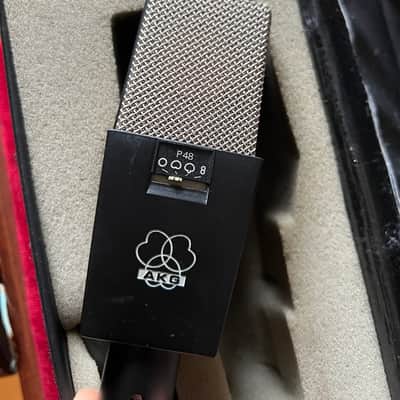 Vintage Pair of AKG C414 EB P48 Microphones – Excellent Condition, Original Cases & Clips image 5