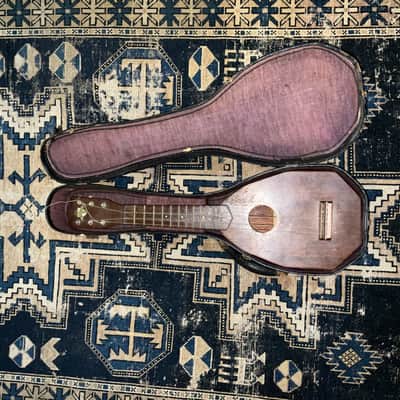 1930s Favilla Wimbrola 6 String Concert Ukulele Rare Mahogany Uke image 2