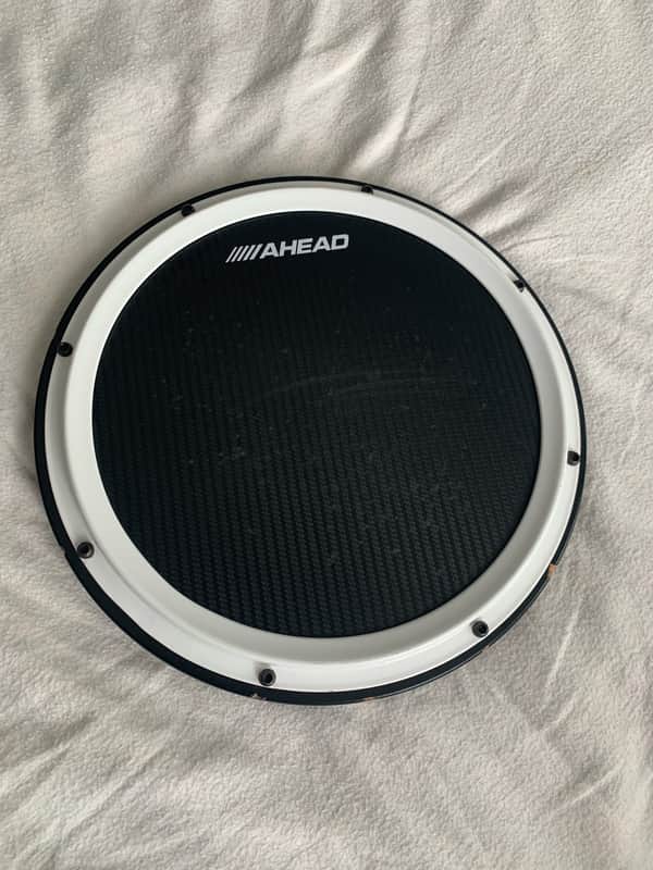 Ahead AH-AHSHP S-Hoop 14" Marching Snare Practice Pad 2010s - Black image 1