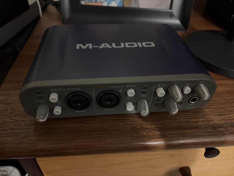 M-Audio Fast Track Pro USB Audio / MIDI Interface 2000s - Blue/Gray image 1