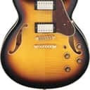 Mint Ibanez AS93FMAYS Artcore Semi Hollow Electric Guitar, Antique Yellow Sunburst
