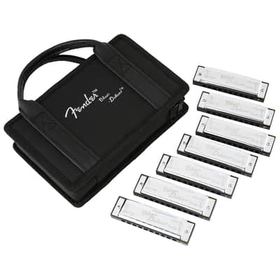 Fender Blues Deluxe Harmonica, 7-Pack (with Case) image 1