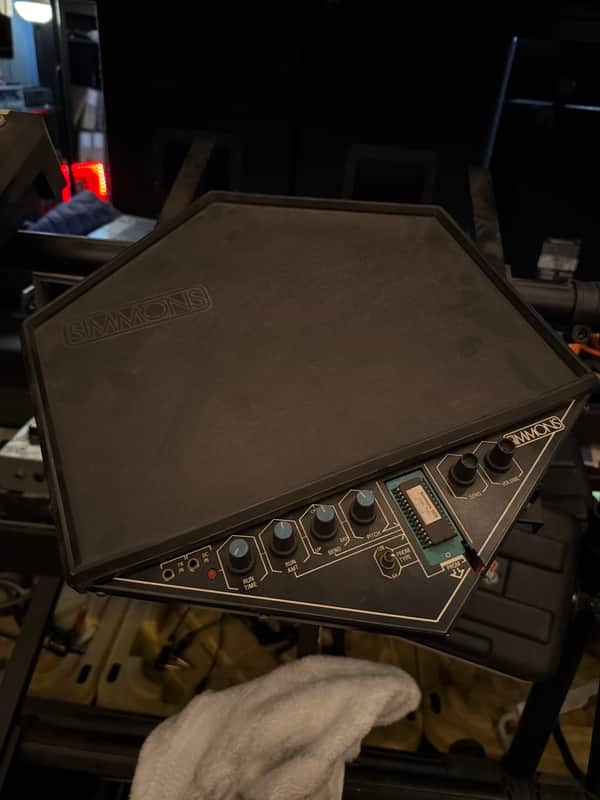 Simmons SDS1 Single Pad Drum Synthesizer 1984 - Black image 1