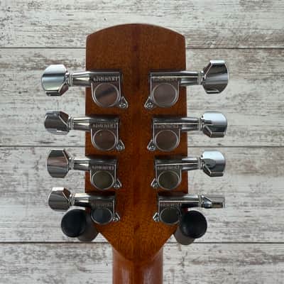 Josh House Gazouki Octave Mandolin w K&K Pick PU Exc Fine! 2016 natural open pore finish image 8