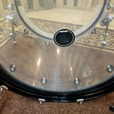Used DW Design Series 6-Piece Clear Acrylic Drum Set image 10