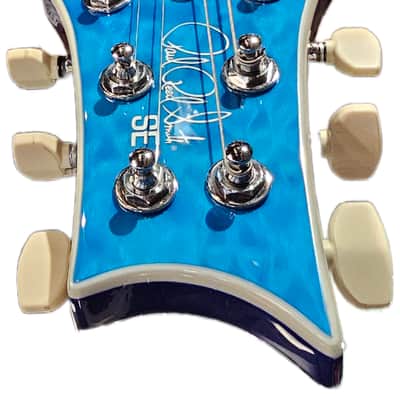 PRS SE Custom 24-08 Quilt Top Lake Blue image 6